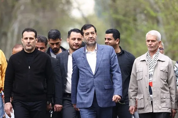 حضور وزیر ورزش و جوانان در راهپیمایی روز جهانی قدس