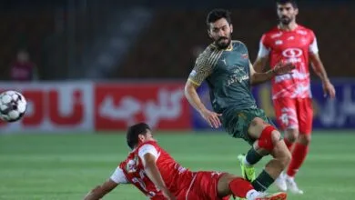 تساوی جذاب پرسپولیس و شمس آذر در نیمه اول