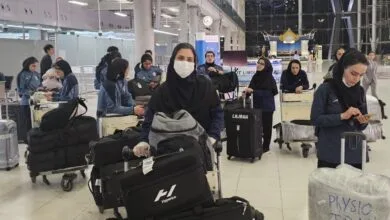 کاروان تیم ملی فوتسال بانوان وارد ناخون راچاسیما شد